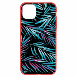 Чохол для iPhone 11 Pro Neon Palm Leaves - PrintSalon