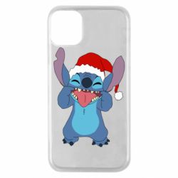 Чехол для iPhone 11 Pro Новогодний Стич - PrintSalon