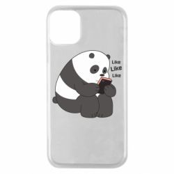 Чехол для iPhone 11 Pro Панда лайк - PrintSalon