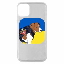 Чехол для iPhone 11 Pro Патрон на фоне флага - PrintSalon