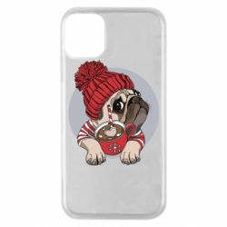 Чохол для iPhone 11 Pro Pug And Coffee