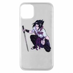 Чехол для iPhone 11 Pro Sasuke with katana - PrintSalon