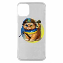 Чехол для iPhone 11 Pro Военный котик - PrintSalon
