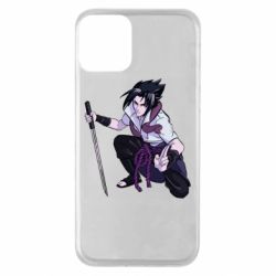 Чехол для iPhone 11 Sasuke with katana - PrintSalon