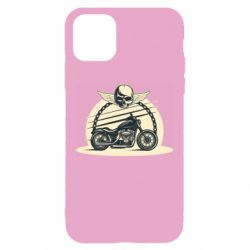 Чехол для iPhone 11 Skull and Bike - PrintSalon