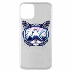 Чехол для iPhone 11 Snowboard Cat - PrintSalon