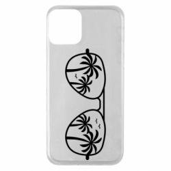 Чехол для iPhone 11 Sunglasses And Palm Trees - PrintSalon