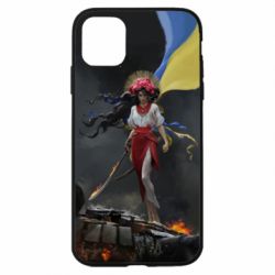 Чохол для iPhone 11 Українка захисниця - PrintSalon