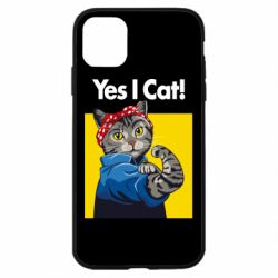 Чехол для iPhone 11 Yes I Cat - PrintSalon