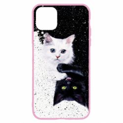 Чехол для iPhone 11 Yin and Yang cats - PrintSalon