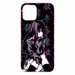 Чохол для iPhone 12 Anime Girl Glitch - PrintSalon