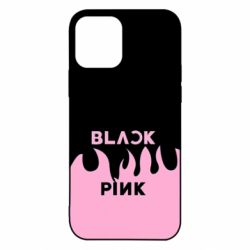 Чехол для iPhone 12 Blackpink pink fire - PrintSalon