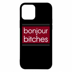 Чехол для iPhone 12 Bonjour bitches - PrintSalon