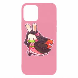 Чехол для iPhone 12 Chibi Bunny Kamado Nezuko - PrintSalon