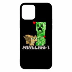 Чехол для iPhone 12 Creeper and Cat - PrintSalon