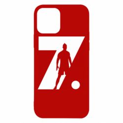 Чехол для iPhone 12 Cristiano Ronaldo Silhouette Art - PrintSalon