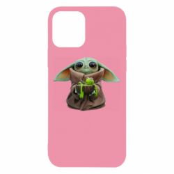 Чехол для iPhone 12 Grogu and Kermit - PrintSalon