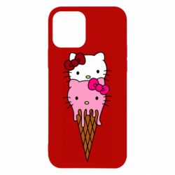 Чехол для iPhone 12 Kitty ice cream - PrintSalon
