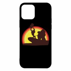 Чохол для iPhone 12 Lion king silhouette