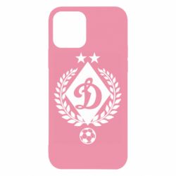 Чехол для iPhone 12 Лого Динамо с колосками - PrintSalon
