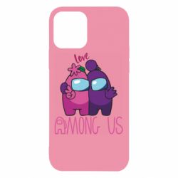 Чехол для iPhone 12 Love is Among Us - PrintSalon