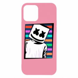 Чехол для iPhone 12 Marshmello Colorful Portrait - PrintSalon