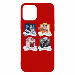 Чехол для iPhone 12 Naruto team 7 in action - PrintSalon