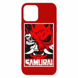 Чехол для iPhone 12 Poster samurai Cyberpunk - PrintSalon