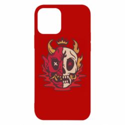 Чехол для iPhone 12 Skull face - PrintSalon