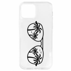 Чехол для iPhone 12 Sunglasses And Palm Trees - PrintSalon