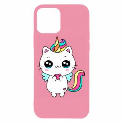Чехол для iPhone 12 The cat is unicorn - PrintSalon