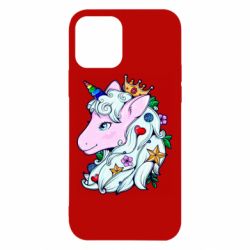 Чехол для iPhone 12 Unicorn Princess - PrintSalon
