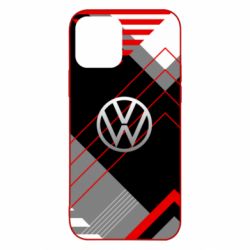 Чохол для iPhone 12 Volkswagen logo and abstraction