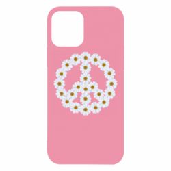 Чехол для iPhone 12 Знак мира из ромашек - PrintSalon