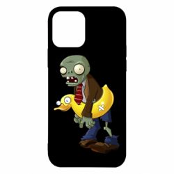 Чехол для iPhone 12 Zombie with a duck - PrintSalon