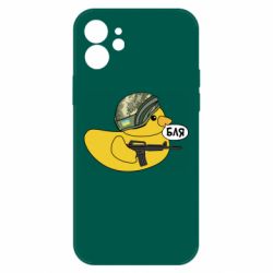 Чехол для iPhone 12 Боевая утка - PrintSalon