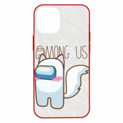 Чохол для iPhone 12 mini Among us cute cat - PrintSalon