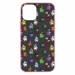 Чехол для iPhone 12 mini Among Us Pattern - PrintSalon