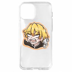 Чехол для iPhone 12 mini Angry Zenitsu Agatsuma - PrintSalon