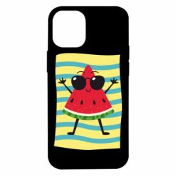 Чехол для iPhone 12 mini Арбуз на пляже - PrintSalon