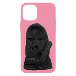Чехол для iPhone 12 mini Балаклава с пистолетом - PrintSalon