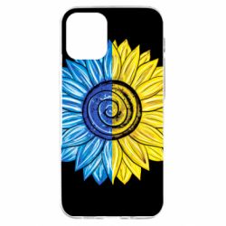 Чехол для iPhone 12 mini Большой подсолнух Украина - PrintSalon