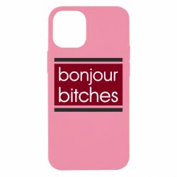 Чехол для iPhone 12 mini Bonjour bitches - PrintSalon