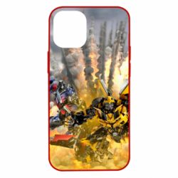 Чохол для iPhone 12 mini Bumblebee and Optimus Prime - PrintSalon