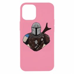 Чехол для iPhone 12 mini Bust of Mandalorian - PrintSalon