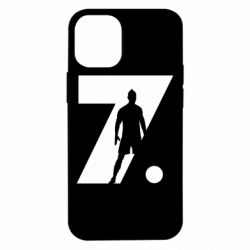 Чехол для iPhone 12 mini Cristiano Ronaldo Silhouette Art - PrintSalon