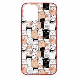 Чохол для iPhone 12 mini Cute dogs pattern - PrintSalon
