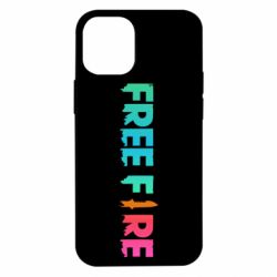 Чехол для iPhone 12 mini Free fire gradient logo - PrintSalon