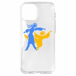 Чехол для iPhone 12 mini Гопак. Девушка и парень - PrintSalon