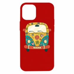 Чехол для iPhone 12 mini Hippie bus - PrintSalon